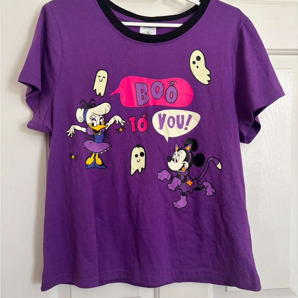 Disney Purple Halloween women Tee